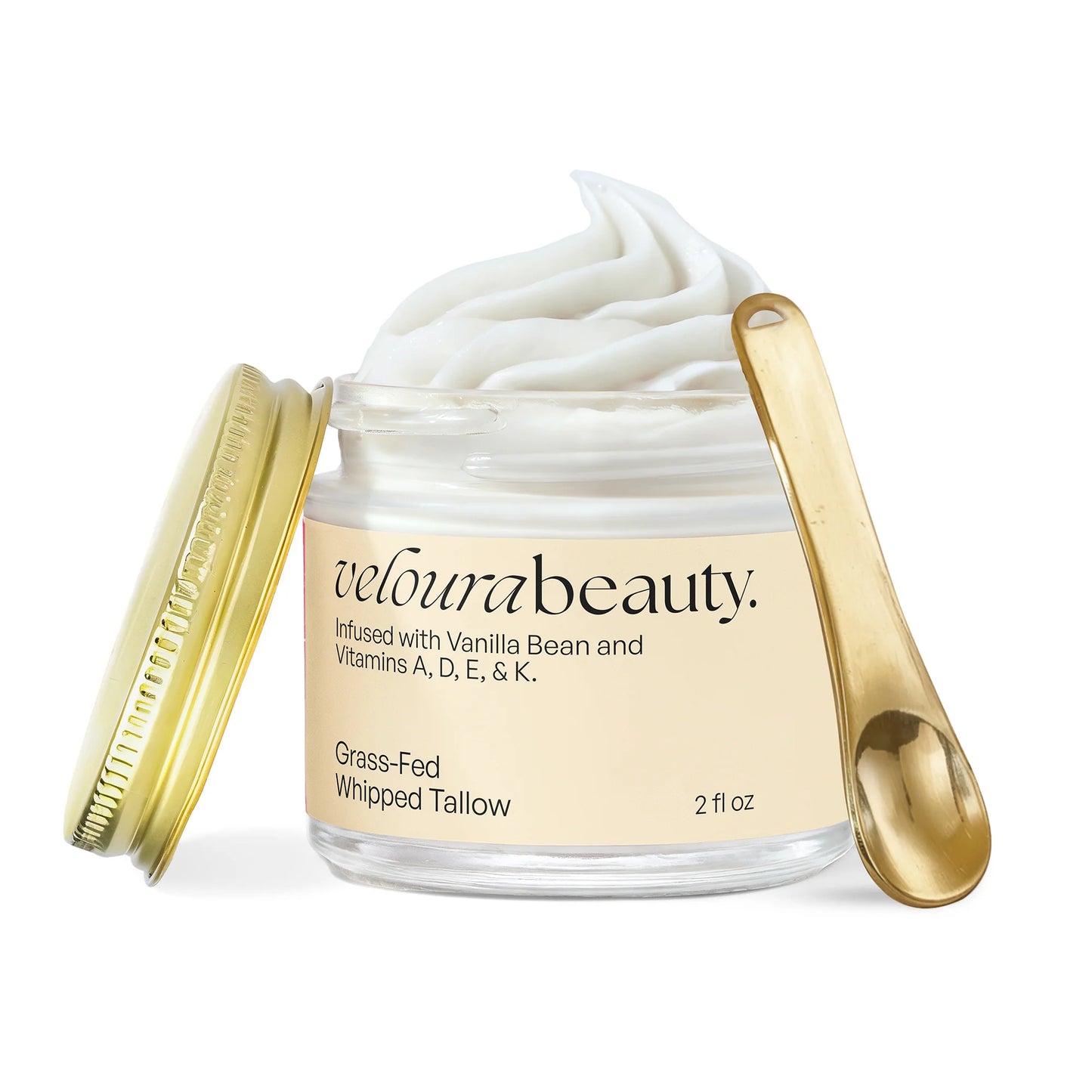 Veloura Beauty Whipped Tallow Balm – Vanilla Bean (Nourishing & Hydrating)